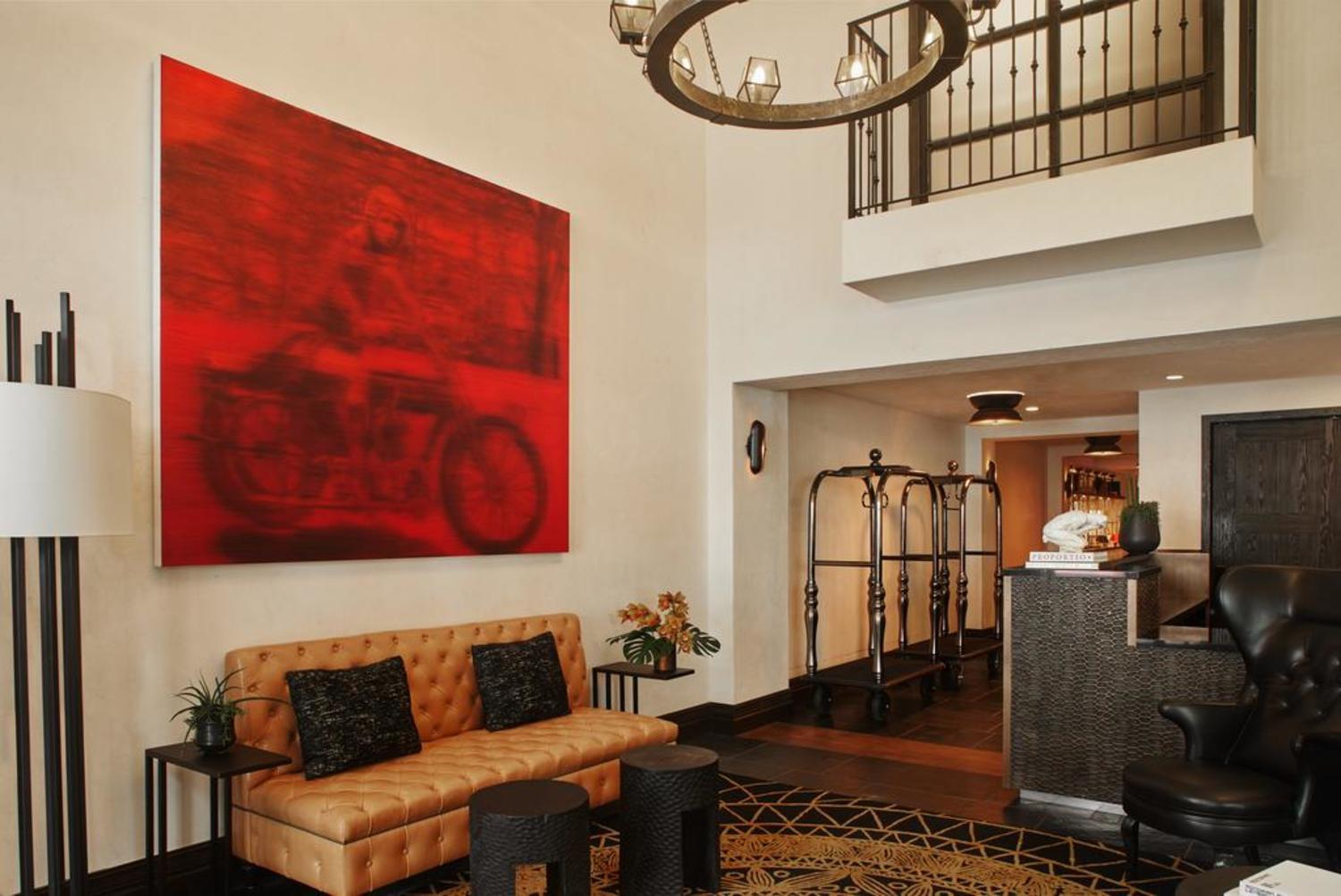 Hotel Figueroa, Unbound Collection By Hyatt Los Angeles Esterno foto The lobby of the Hotel Indigo